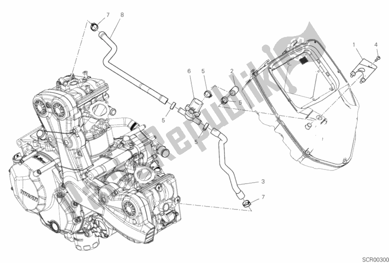 Tutte le parti per il Sistema Di Aria Secondaria del Ducati Multistrada 950 S SW USA 2020